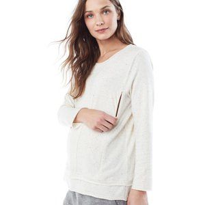 Loyal Hana Christy Long Sleeve Nursing + Maternity Top